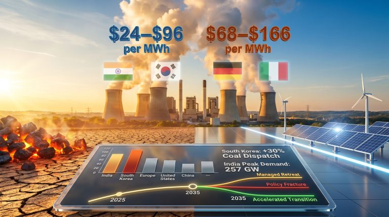 Global energy crisis driving countries back to coal infographic