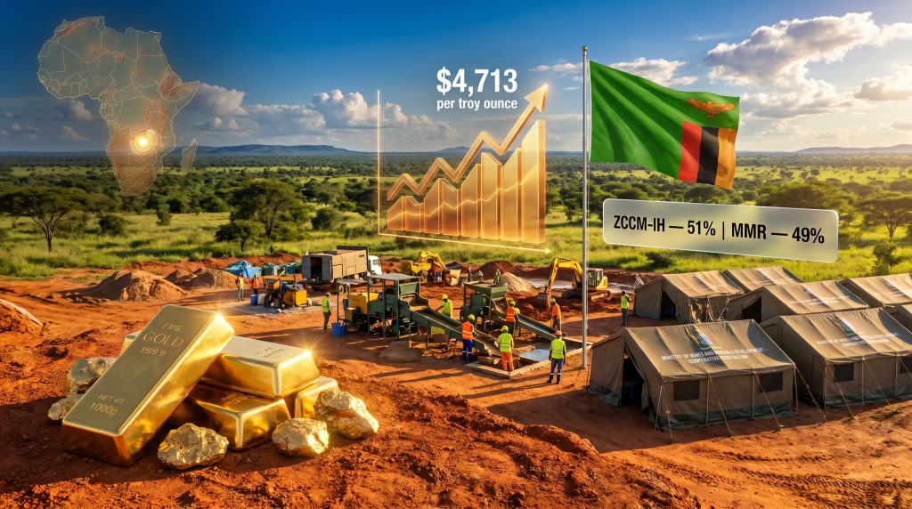 Zambia gold venture to formalize artisanal mining site