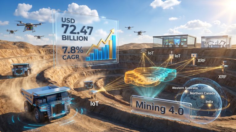 mining automation and digitalisation trends infographic