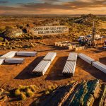 FIN Resources Ltd-FIN-Cabin Lake Gold Project drilling site aerial view