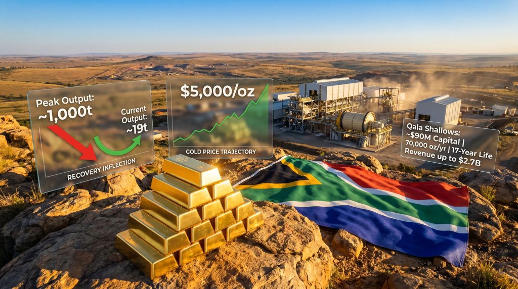 South Africa gold revival at mine site