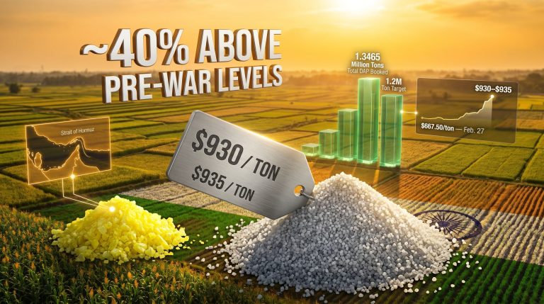 India phosphate fertilizer prices surge 40%