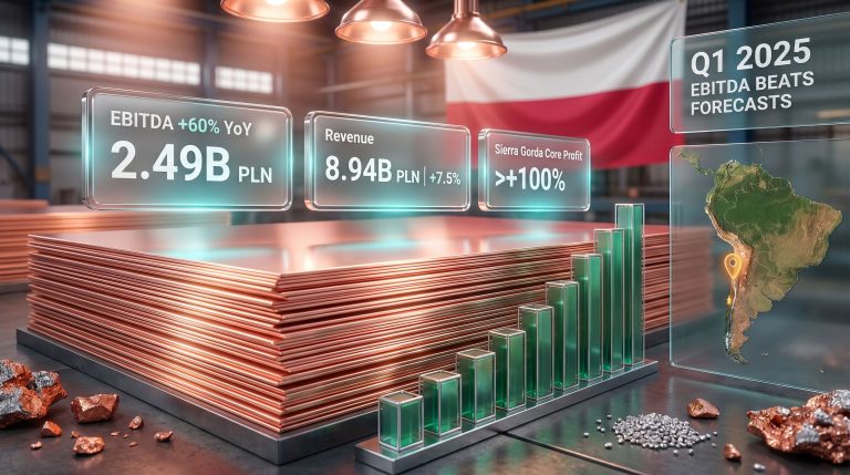 KGHM Q1 core profit beats forecasts graphic