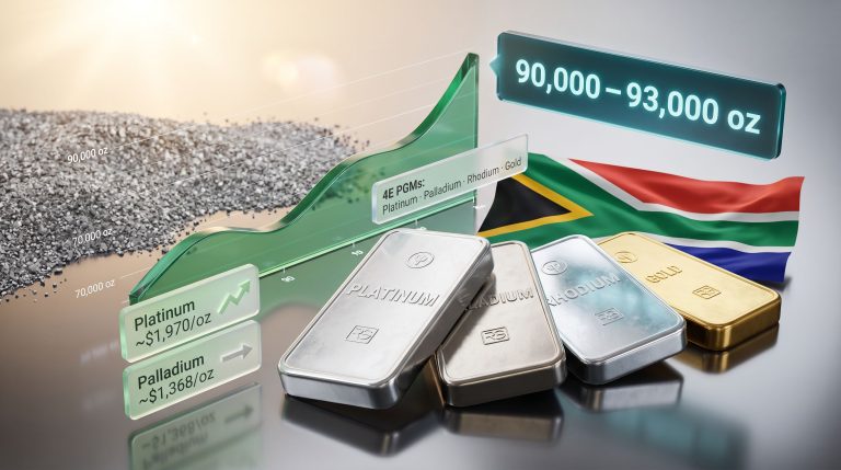 Sylvania Platinum production guidance and PGM prices outlook