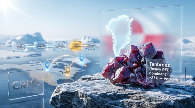U.S. rare earth deal with Greenland's Tanbreez project infographic