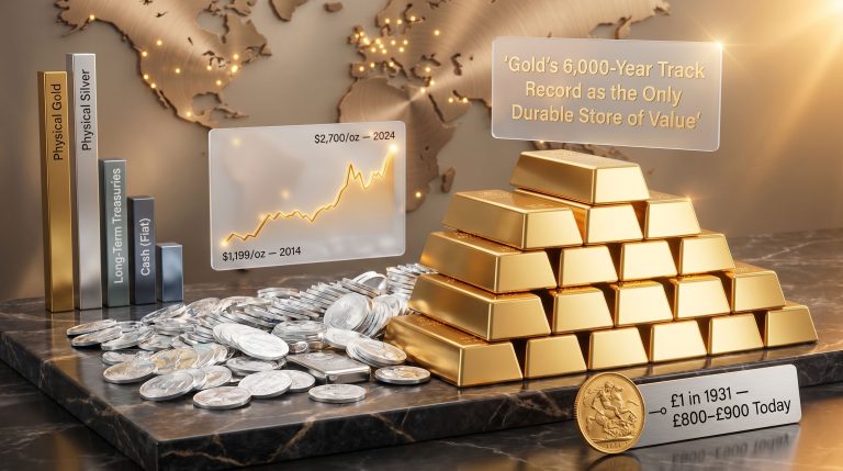 why own physical gold and silver value comparison
