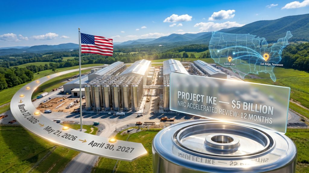 Orano Project IKE accelerated NRC review facility graphic