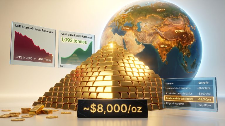 de-dollarization and central bank gold buying surge