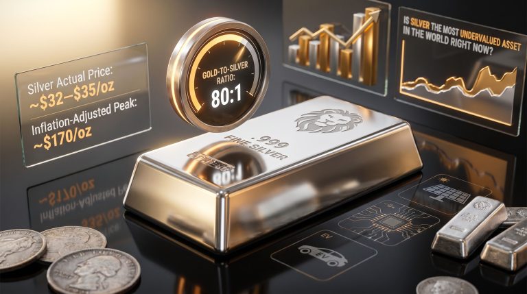 silver is the most undervalued asset in the world infographic