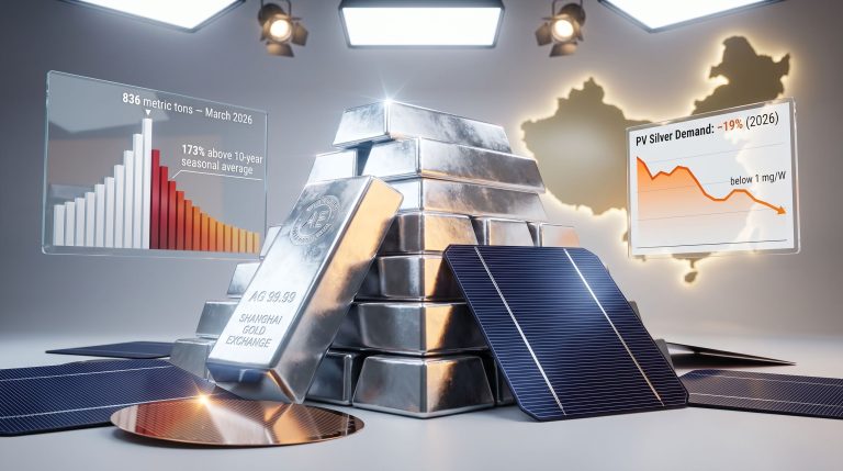 China silver demand for solar panels charts