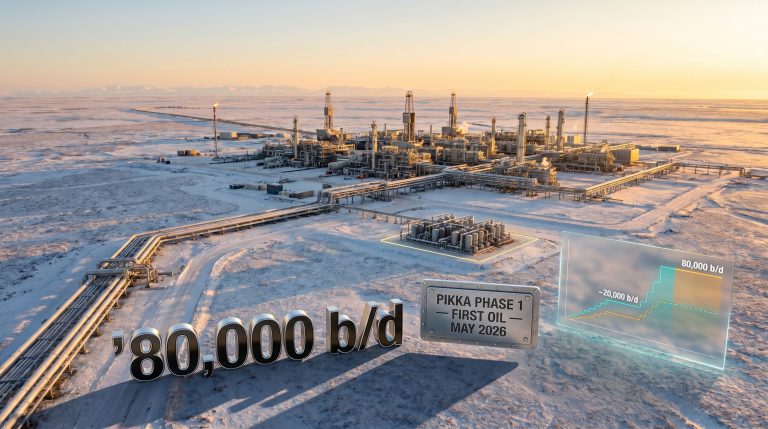 Santos first oil at Pikka Alaska North Slope facility expansion