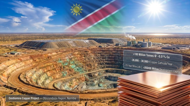 Appian secures majority stake in Omitiomire Copper project mine aerial