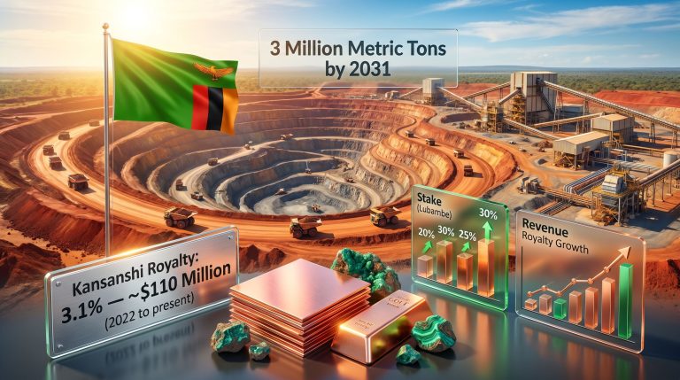 Zambia state investment firm boost stakes in mines infographic