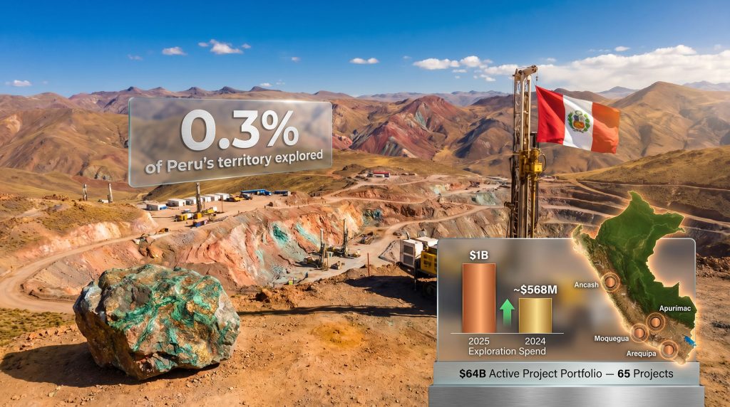 Peru mining exploration acceleration at mine site
