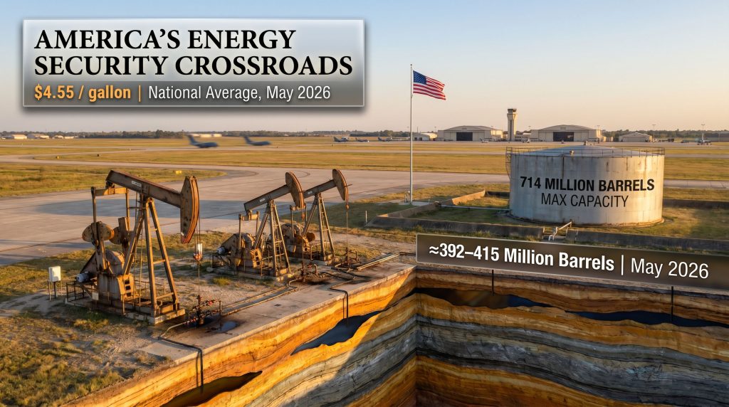 Trump oil under U.S. military bases for Strategic Petroleum Reserve infographic