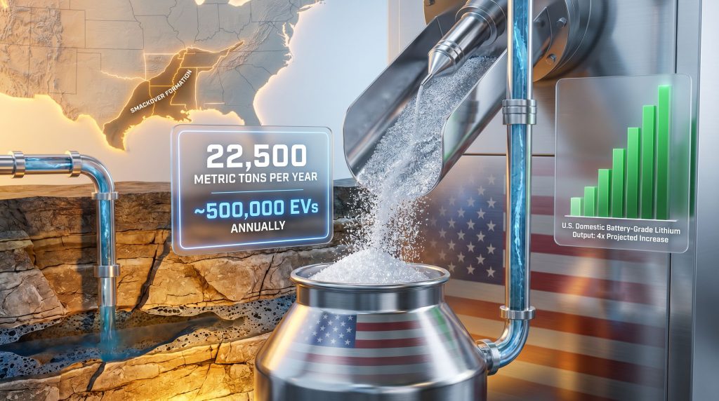FAST-41 Arkansas lithium project production illustration