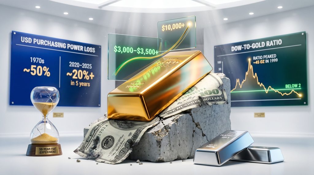 Francis Hunt fiat debt collapse and stagflation chart