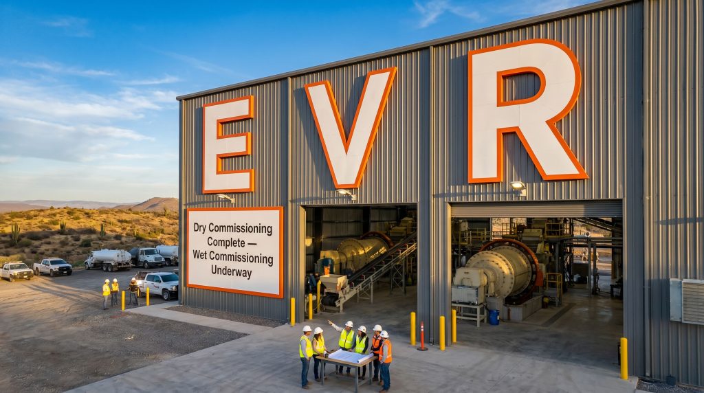 EV Resources Ltd-EVR-EVR industrial facility with commissioning team