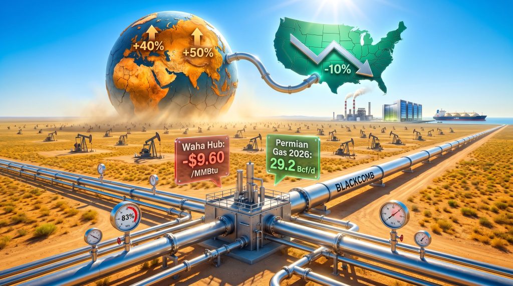Permian gas glut amid falling US prices