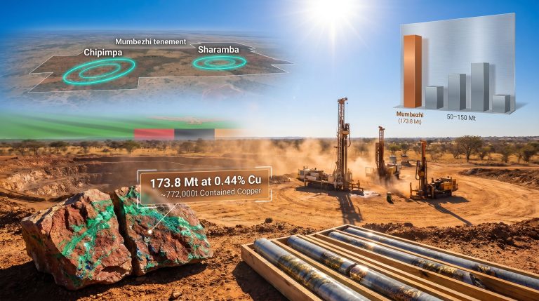 Prospect Resources Mumbezhi copper project drilling site overview