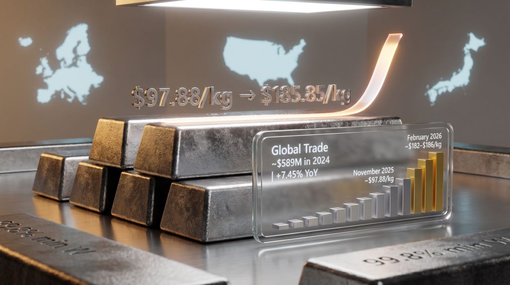 tungsten unwrought metal bar price assessment chart