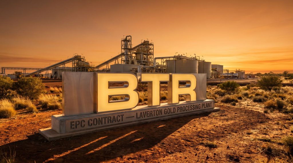 Brightstar Resources Ltd-BTR-BTR Laverton gold processing plant sign