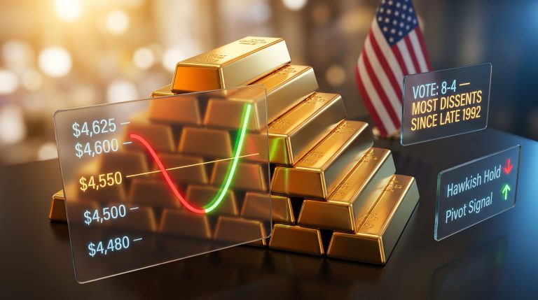 hawkish FOMC pressures gold price outlook