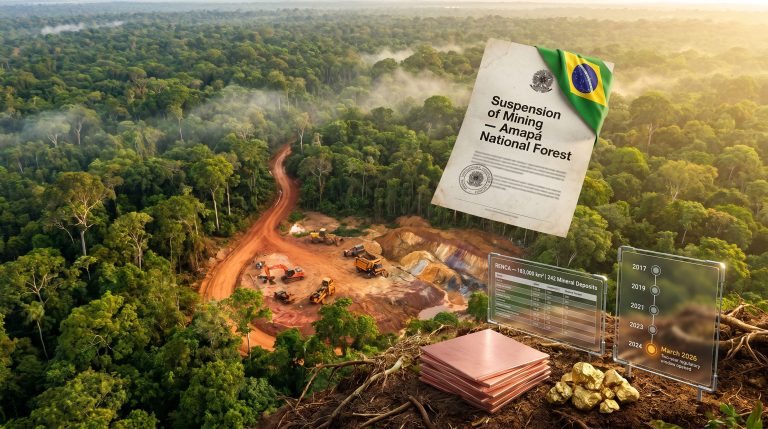 suspension of mining in Amapá national forest overview