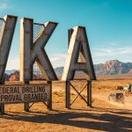 Viking Mines Ltd-VKA-VKA federal drilling approval sign desert site