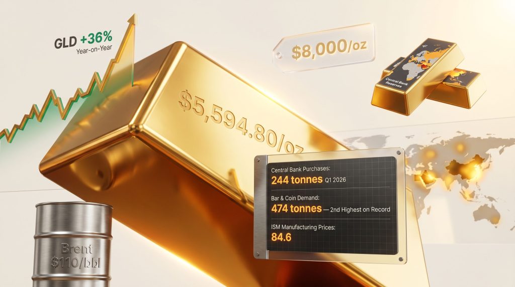 gold bull market narrative on track infographic