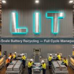 Livium Ltd-LIT-Grid-scale battery recycling facility operations interior