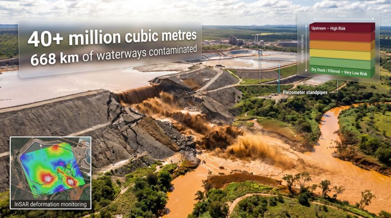 fixing tailings failures dam breach infographic