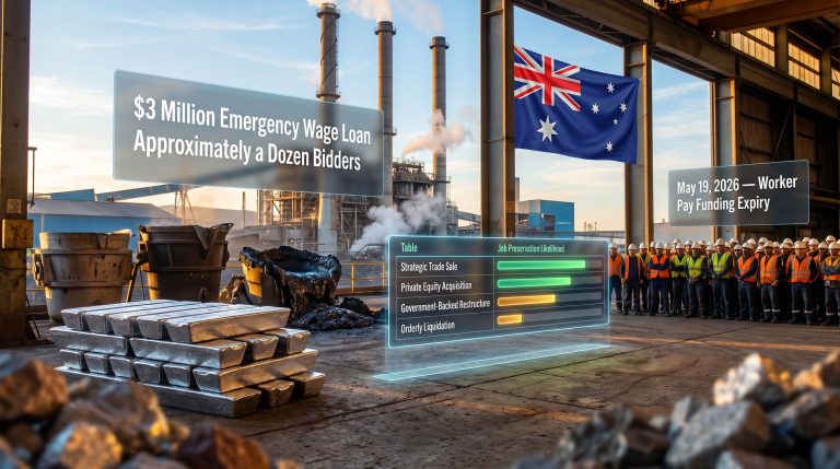 Liberty Bell Bay smelter buyer bid interest scene