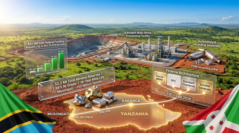 Lifezone Metals Kabanga financing and Musongati exclusivity agreement infographic