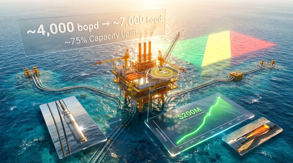 Congo offshore brownfield redevelopment boosts platform output