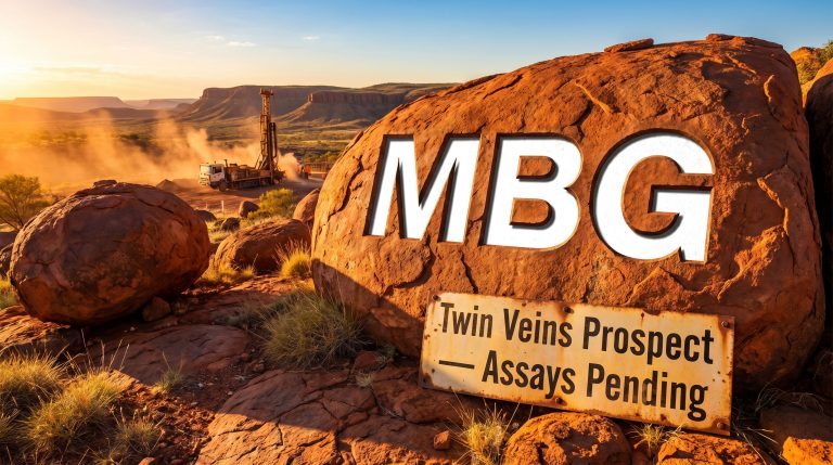 MB Gold Ltd-MBG-MBG twin veins prospect drilling site