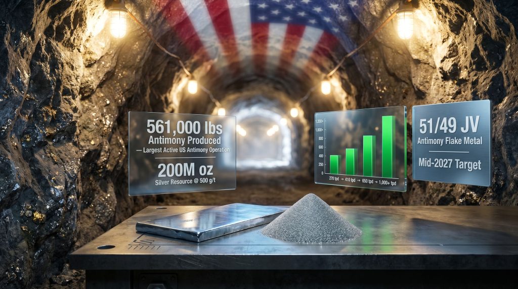 Americas Gold & Silver antimony strategy mine expansion
