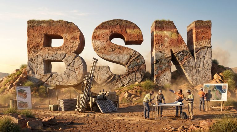 Basin Energy Ltd-BSN-BSN geology team at drilling site