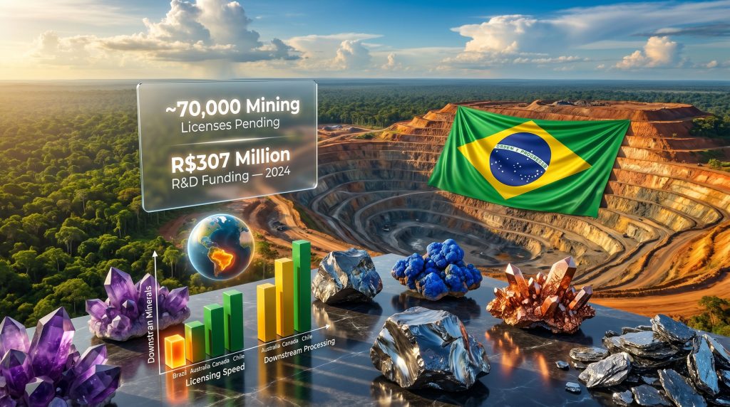 critical minerals regulation in Brazil mining infographic