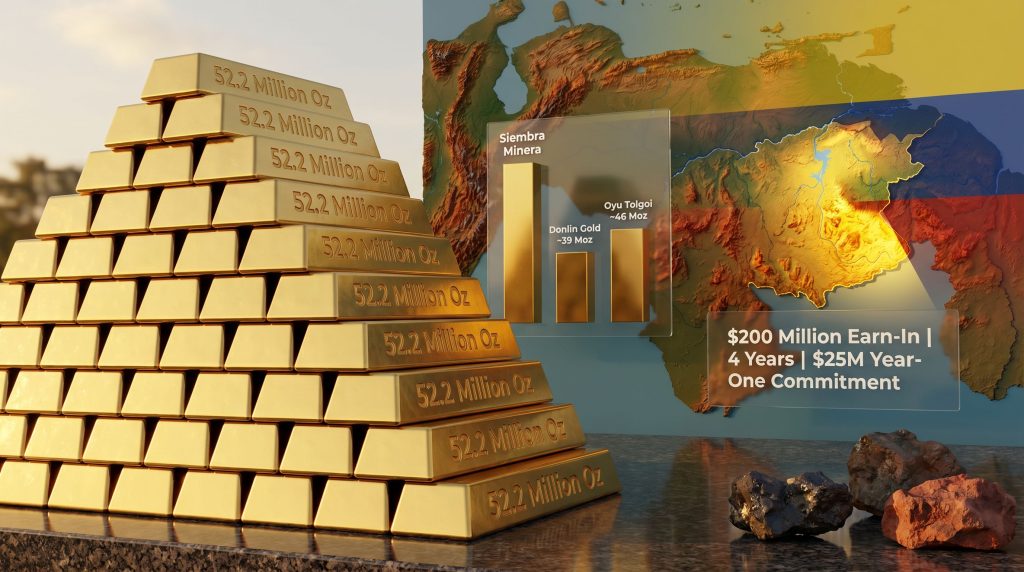 Richard Warke Venezuela gold project map graphic
