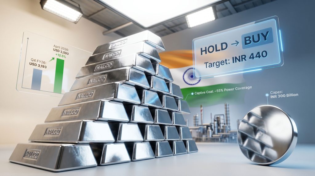 Axis Securities upgrades NALCO to Buy target INR 440