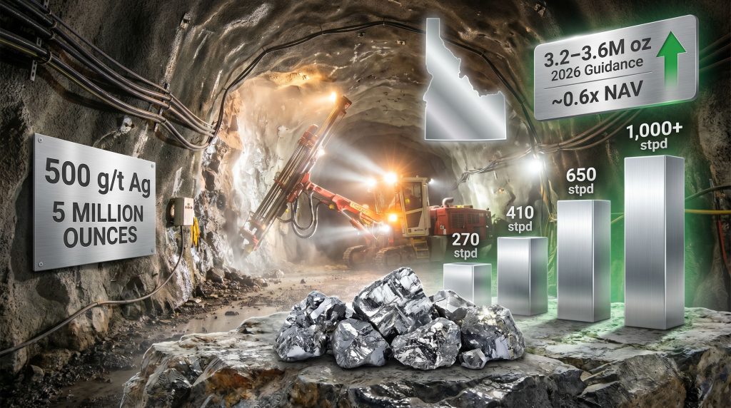 Americas Gold and Silver Galena mine turnaround infographic