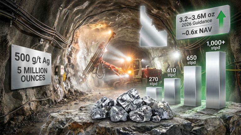 Americas Gold and Silver Galena mine turnaround infographic