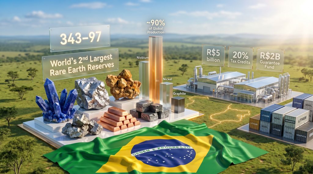 Brazil critical minerals bill boosts mining investment