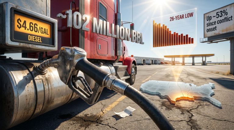 US diesel supply crunch hits trucking costs