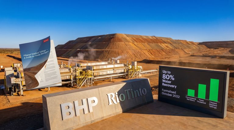 BHP and Rio Tinto tailings management consortium site