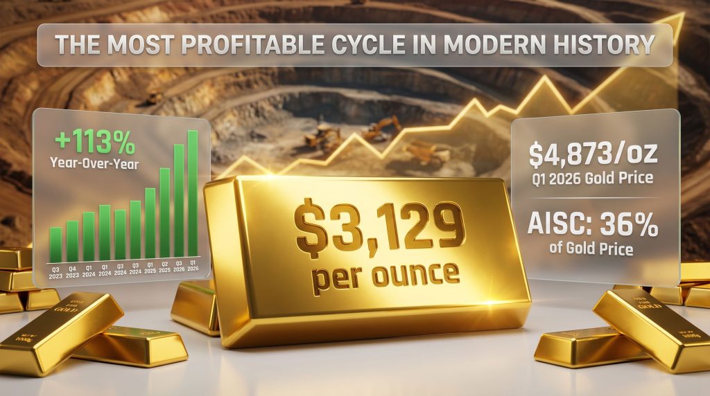Gold miners fundamentals with rising gold prices