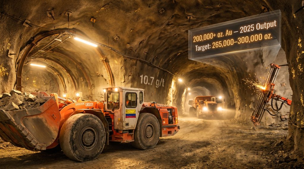 Sandvik to supply more equipment to Aris Mining’s Segovia operation underground mine equipment