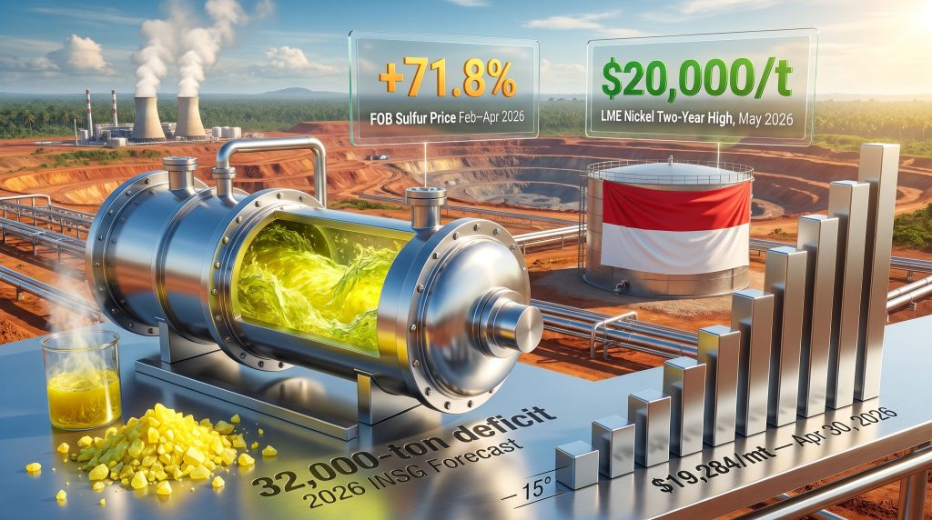sulfur squeeze in Indonesian nickel sector infographic