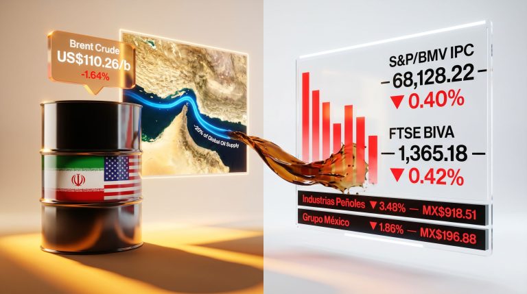 Iran-US war talks oil markets Mexico stocks slump